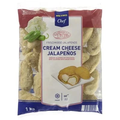METRO Chef Jalapenos cream cheese mraž.