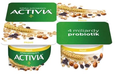 Activia Probiotický jogurt s müsli 4×120 g
