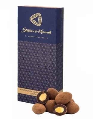 Steiner & Kovarik Mandle v hořké čokoládě a kakau