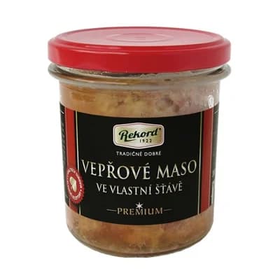 REKORD Vepřové maso ve vlastní šťávě