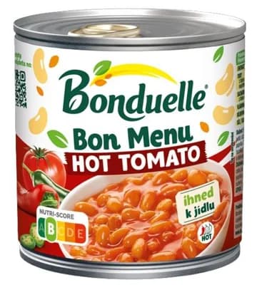 Bonduelle Bon Menu Fazole bílé v rajské omáčce pálivé