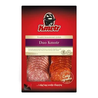 Kmotr Duo salám plátky chlaz.