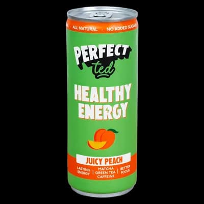 Natu Healthy Matcha Energy Drink broskev