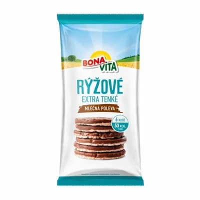 BONAVITA Rýžový chlebíček s mléčnou polevou
