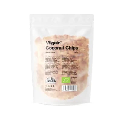 Vilgain Kokosové chipsy BIO – javorový sirup