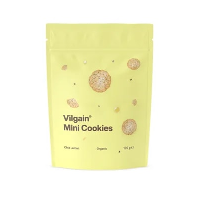 Vilgain Mini Cookies BIO – chia semínka s citronem