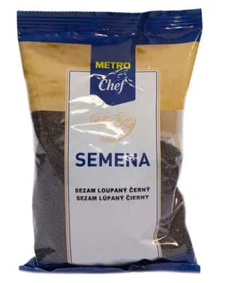 Metro Chef Sezam loupaný černý
