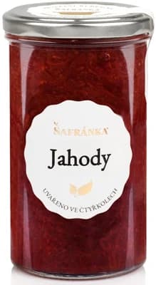 Šafránka Jahody extra džem výběrový speciální