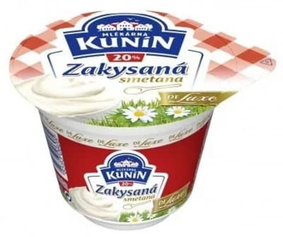 Mlékárna Kunín Zakysaná smetana de luxe (20%)