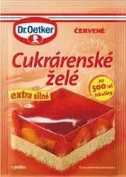 Dr. Oetker Cukrářské želé červené
