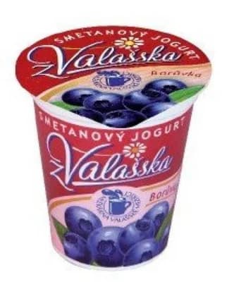 Mlékárna ValMez Smetanový jogurt z Valašska borůvka