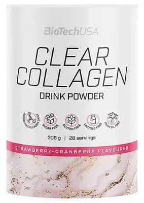 BiotechUSA Clear Collagen - jahoda/brusinka