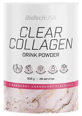 BiotechUSA Clear Collagen - jahoda/brusinka