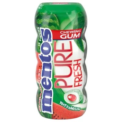Mentos Gum Pure Fresh Watermelon žvýkačky 10 x