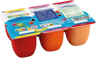 Casino Doodingues Ovocný tvaroh, 6x 50 g