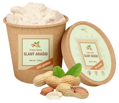 Zmrzlina Protein gelato slaný arašíd