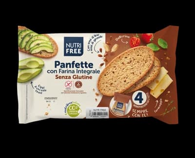 Nutrifree Bezlepkový Celozrnný krájený chléb (4x85g)