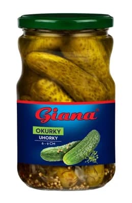 Giana Okurky sterilované  6-9cm