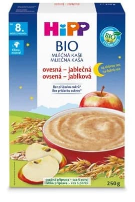 HiPP BIO mléčná kaše na dobrou noc ovesná - jablečná