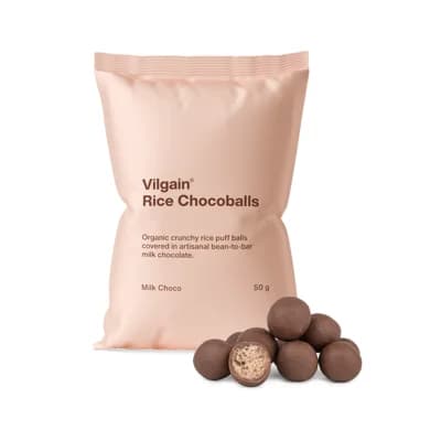 Vilgain Rice Chocoballs BIO – mléčná čokoláda