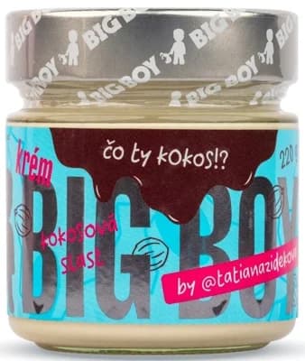BIG BOY® Čo ty kokos - Proteinový krém s kokosem a mandlemi by @tatianazidekova
