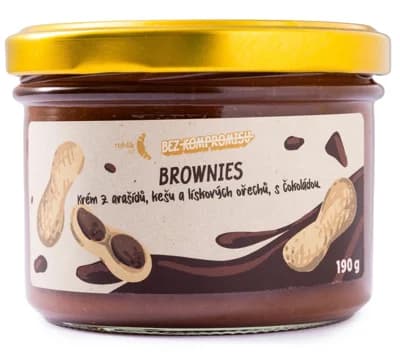 Rohlik.cz Brownies krém z arašídů, ořechů a čokolády
