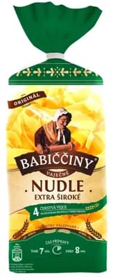 Babiččiny nudle válcované extra široké