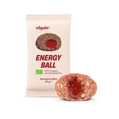 Vilgain Energy Ball BIO – jahodový džem