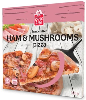 Fine Life Pizza šunka a žampiony