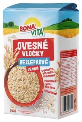 Bonavita Ovesné vločky jemné, bez lepku