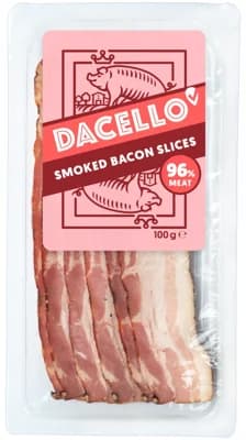 Dacello Anglická slanina plátky 96 %