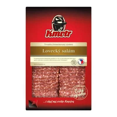 Kmotr Lovecký salám plátky