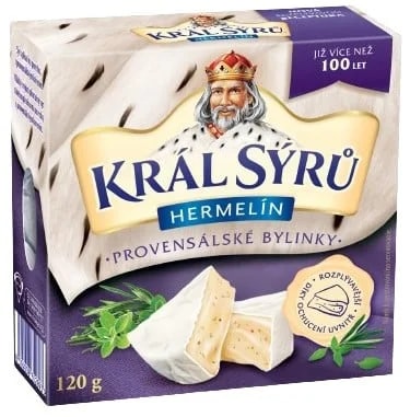 Král Sýrů Hermelín Provensálské bylinky