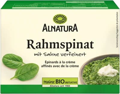 Alnatura BIO Špenát s kořením a smetanou