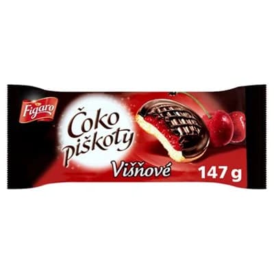 Figaro Čokopiškoty višeň 6 x