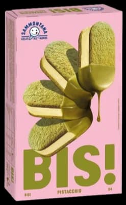 Sammontana BIS! Pistácie multipack nanuků (4×60 ml)