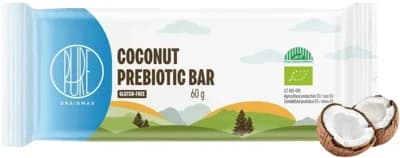 BrainMax Pure Prebiotic Bar tyčinka s vlákninou BIO - Kokos