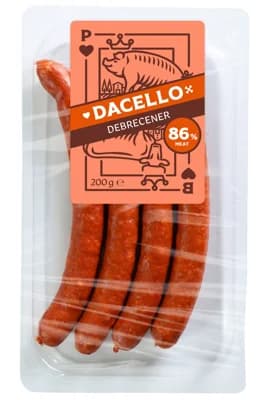 Dacello Debrecínské párky 86 %
