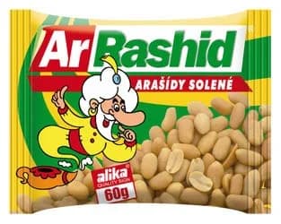 Ar. Rashid Arašídy pražené solené 12 x