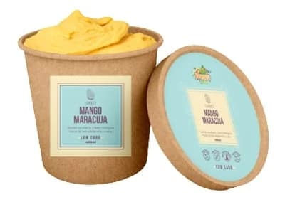 Low carb zmrzlina mango a maracuja