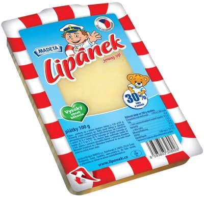 Madeta Lipánek sýr 30% plátky
