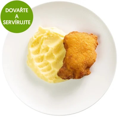 Kuřecí řízek s bramborovou kaší od Honzy Bureše