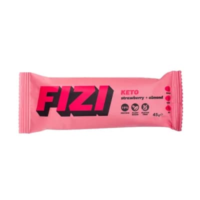 FIZI Keto proteinová tyčinka - jahoda a mandle