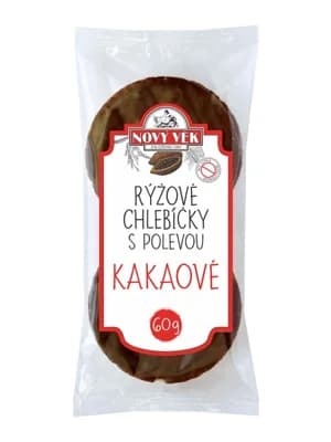Nový Věk Rýžové chlebíčky kakaové