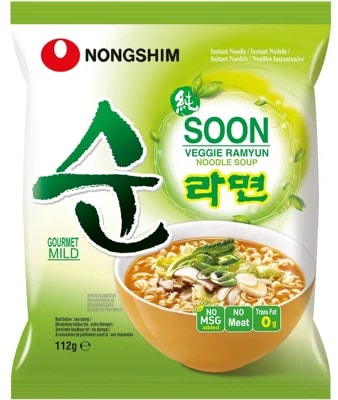 Nongshim Instantní nudle Soon Veggie Ramyun