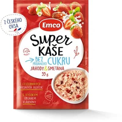 Emco Super kaše jahoda/ smetana