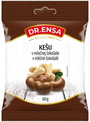 Dr.Ensa Kešu v mléčné čokoládě