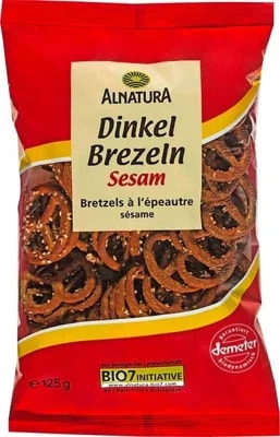 ALNATURA BIO Preclíky špaldové sypané solí