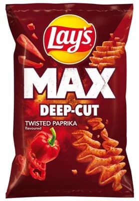 Lay's Max Deep-Cut s příchutí papriky