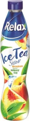 Relax Sirup Ice Tea Broskev - příchuť zelený čaj